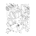 Maytag MGDX600XW1 bulkhead parts diagram