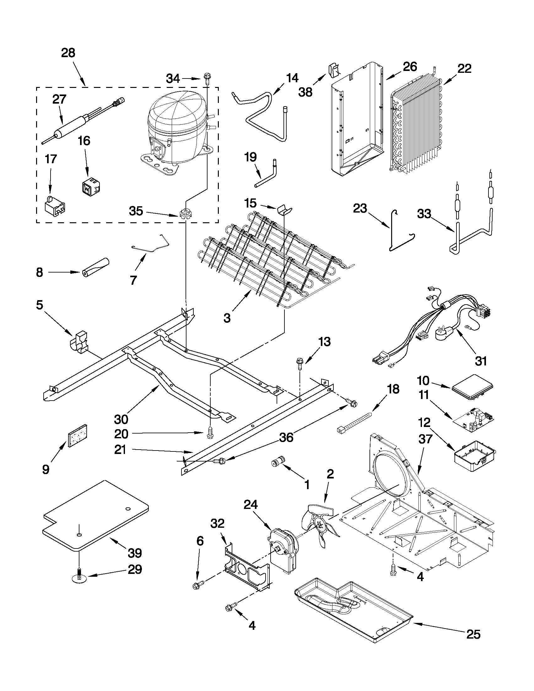 Whirlpool BRS70FRANA01 unit parts diagram