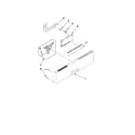 Ikea IUD9500WX4 control panel and latch parts diagram