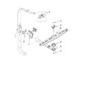 Ikea IUD9500WX4 upper wash and rinse parts diagram