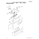 KitchenAid KUDS35FXWH3 door and panel parts diagram