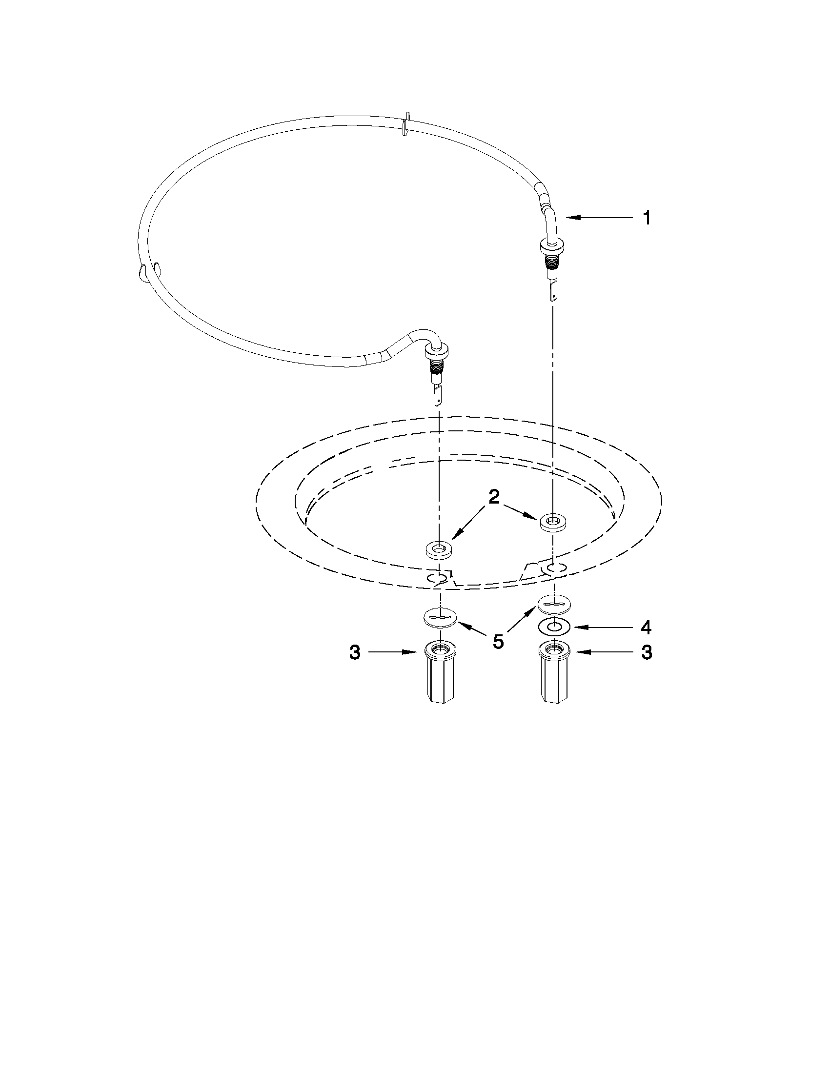 KitchenAid KUDE60FXBL3 heater parts diagram