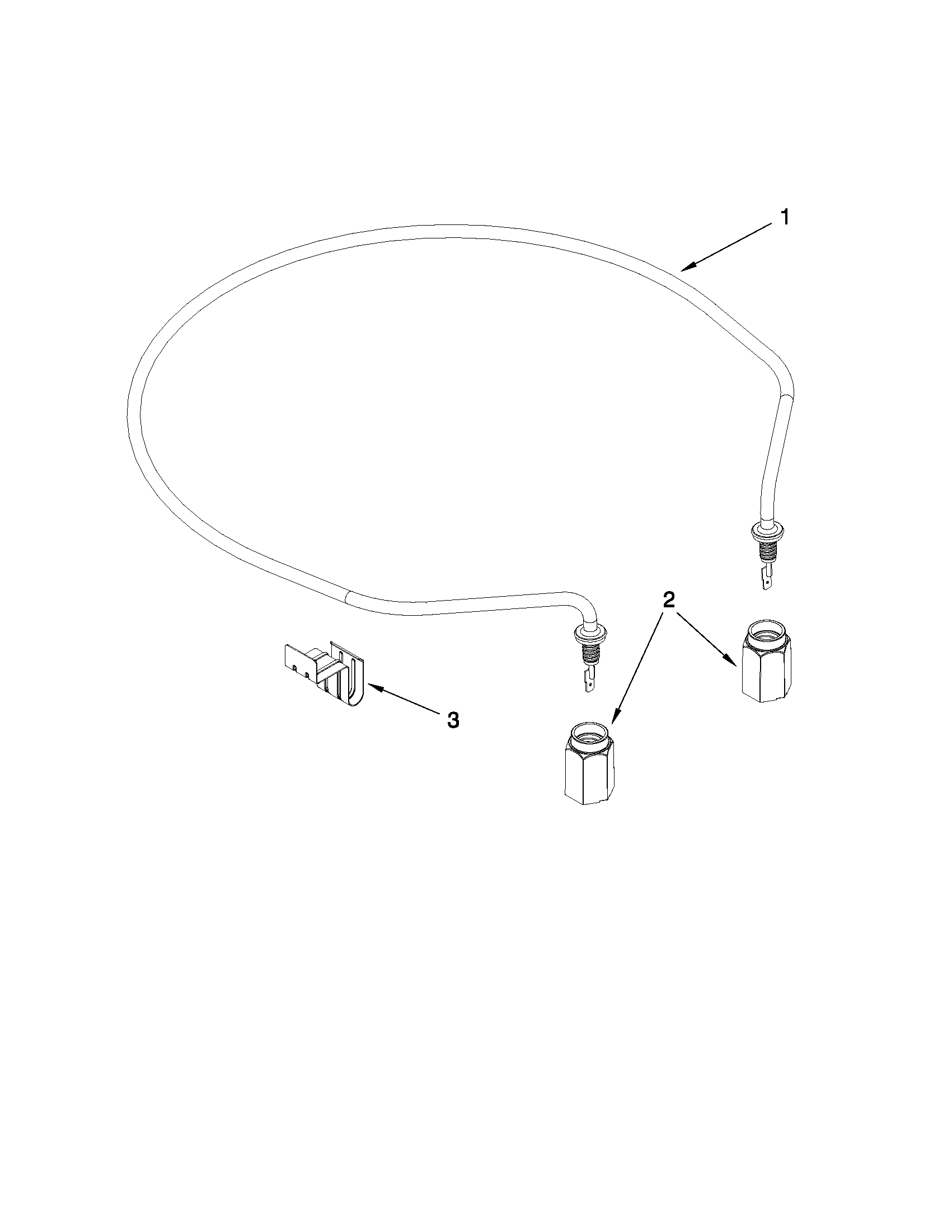 Jenn-Air JDB1275AWY1 heater parts diagram