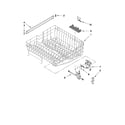 Maytag MDB8959AWW1 upper rack and track parts diagram