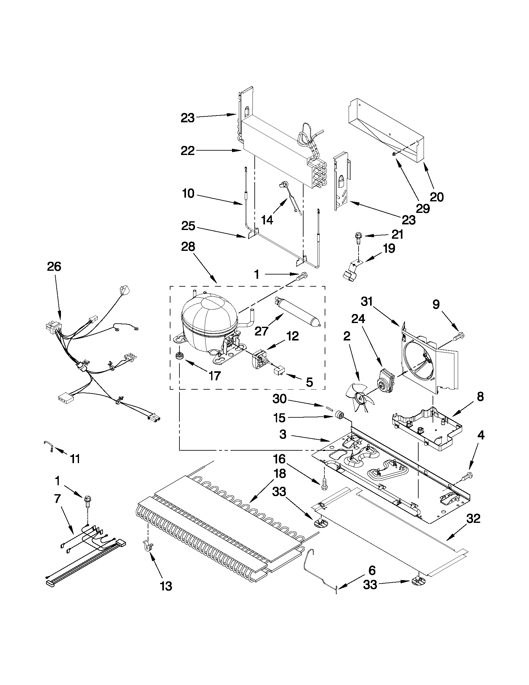 Maytag 5GFC20PRYW0 unit parts diagram