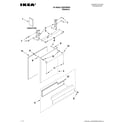 Ikea IUD9750WS4 door and panel parts diagram