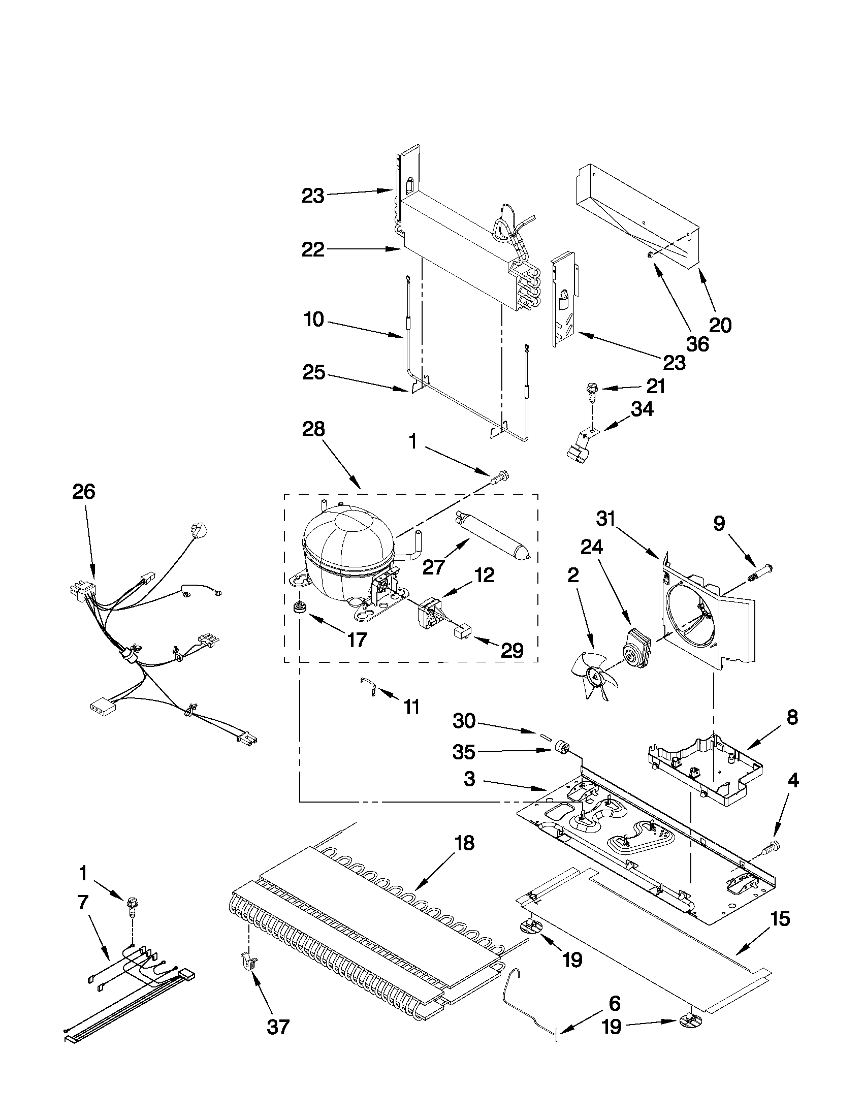 Maytag 5GBL22PRYA0 unit parts diagram