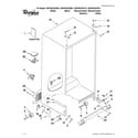 Whirlpool WSF26C2EXW01 cabinet parts diagram