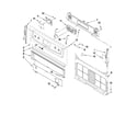 Maytag MGR7662WS3 control panel parts diagram