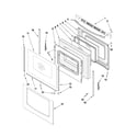 Maytag MGR7662WS3 door parts diagram