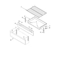 Maytag MGR7662WS3 drawer parts diagram