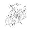 Maytag MGDB950YG0 cabinet parts diagram
