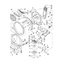 Maytag MGDB950YG0 bulkhead parts diagram