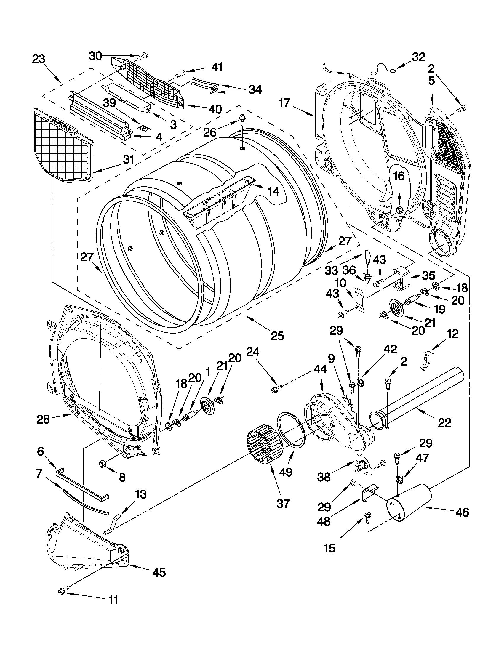 Inglis IGD7300WW1 bulkhead parts diagram