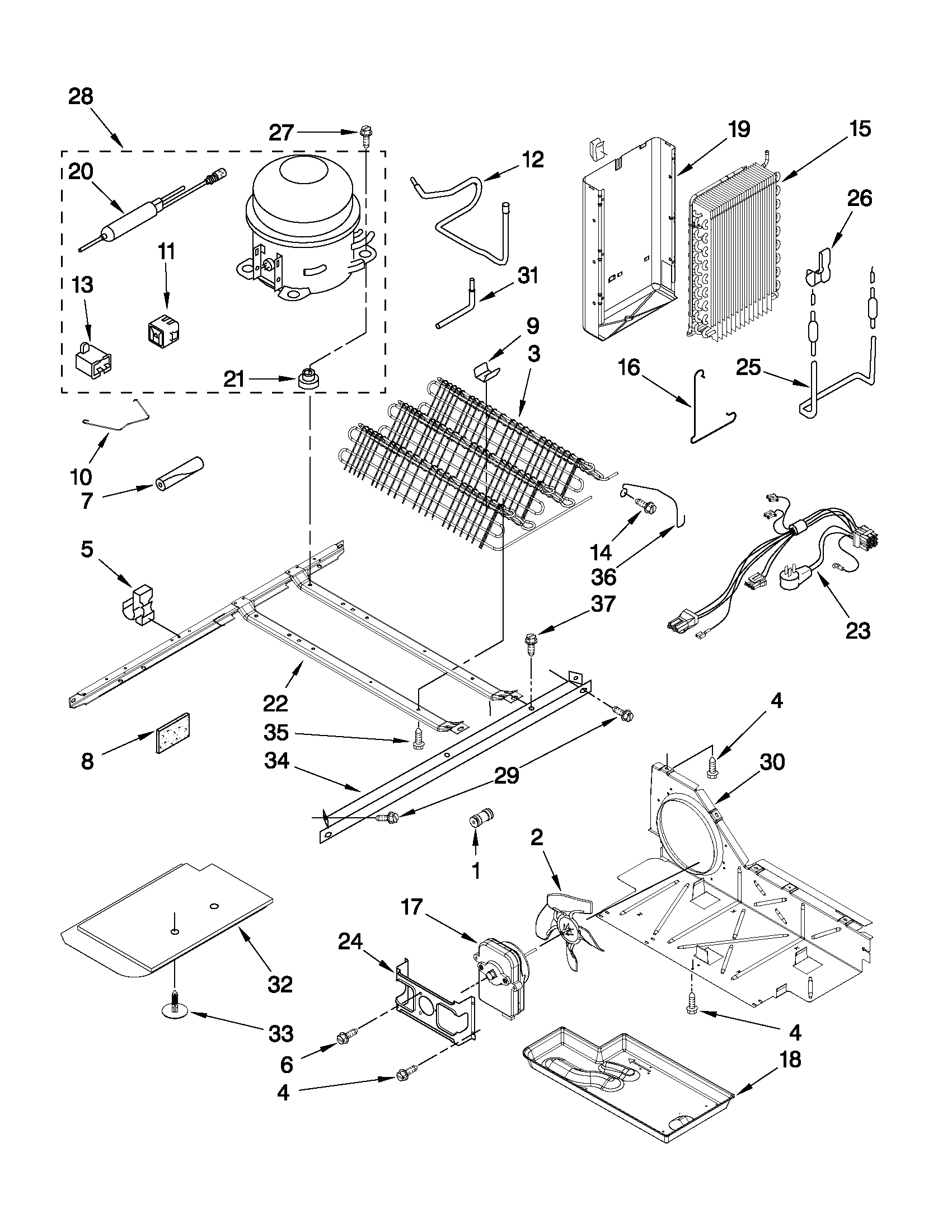 Maytag MSD2550VES03 unit parts diagram