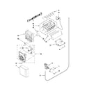 Whirlpool GSF26C5EXW00 icemaker parts diagram