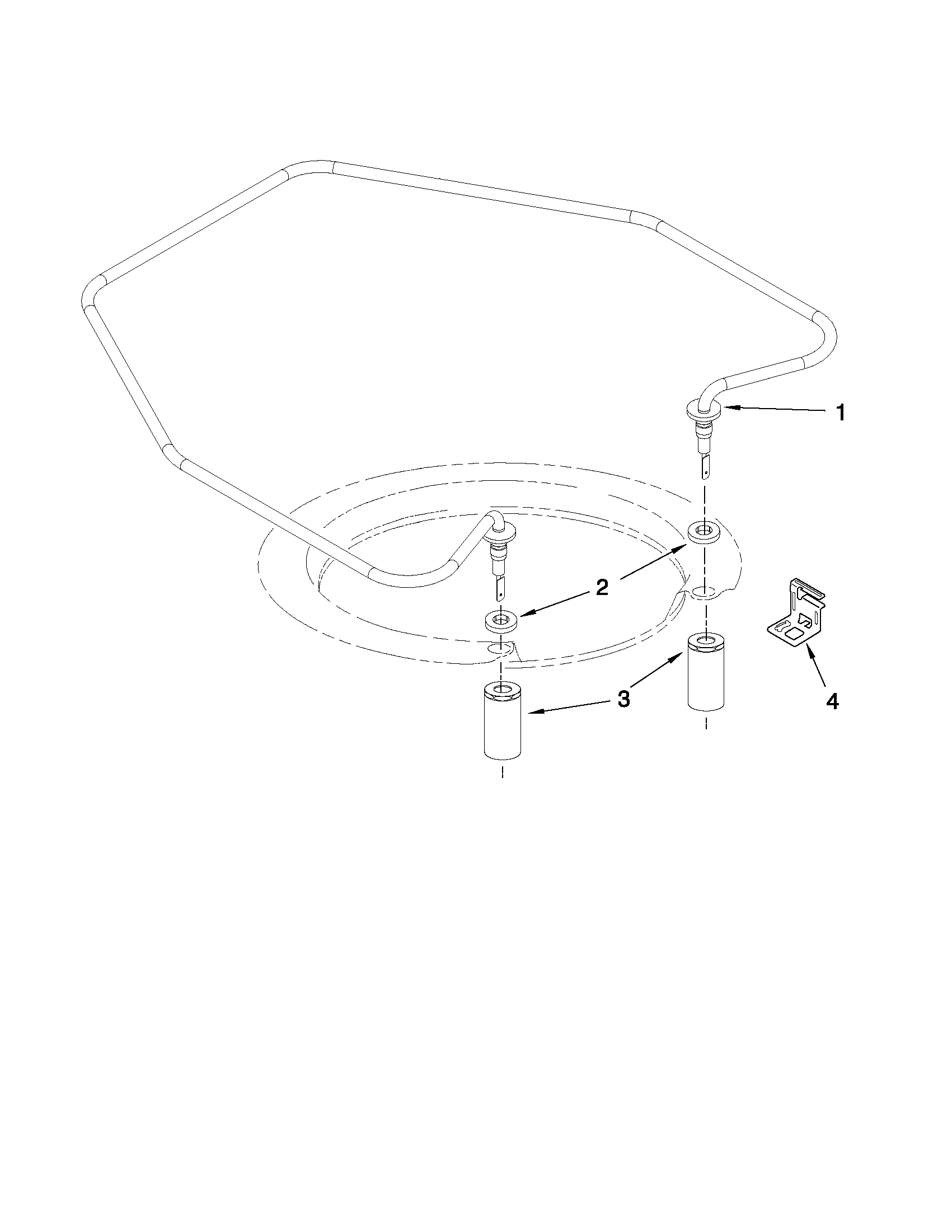 Amana ADB1400AWB1 heater parts diagram