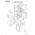 Maytag MVWB755YQ0 top and cabinet parts diagram