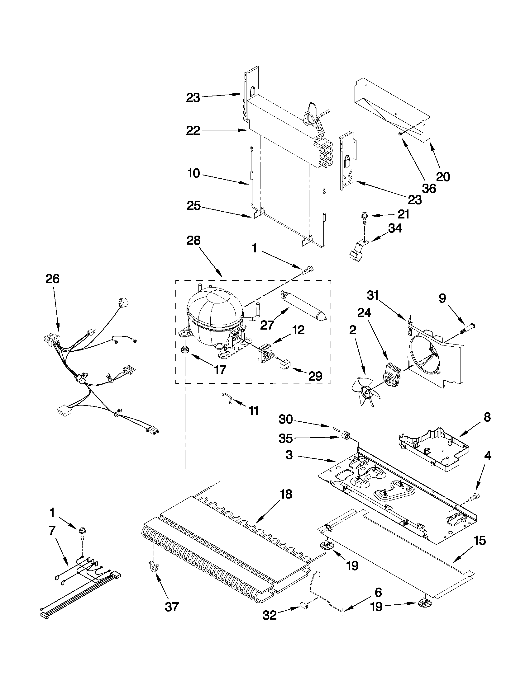 Maytag MBF1958XES2 unit parts diagram