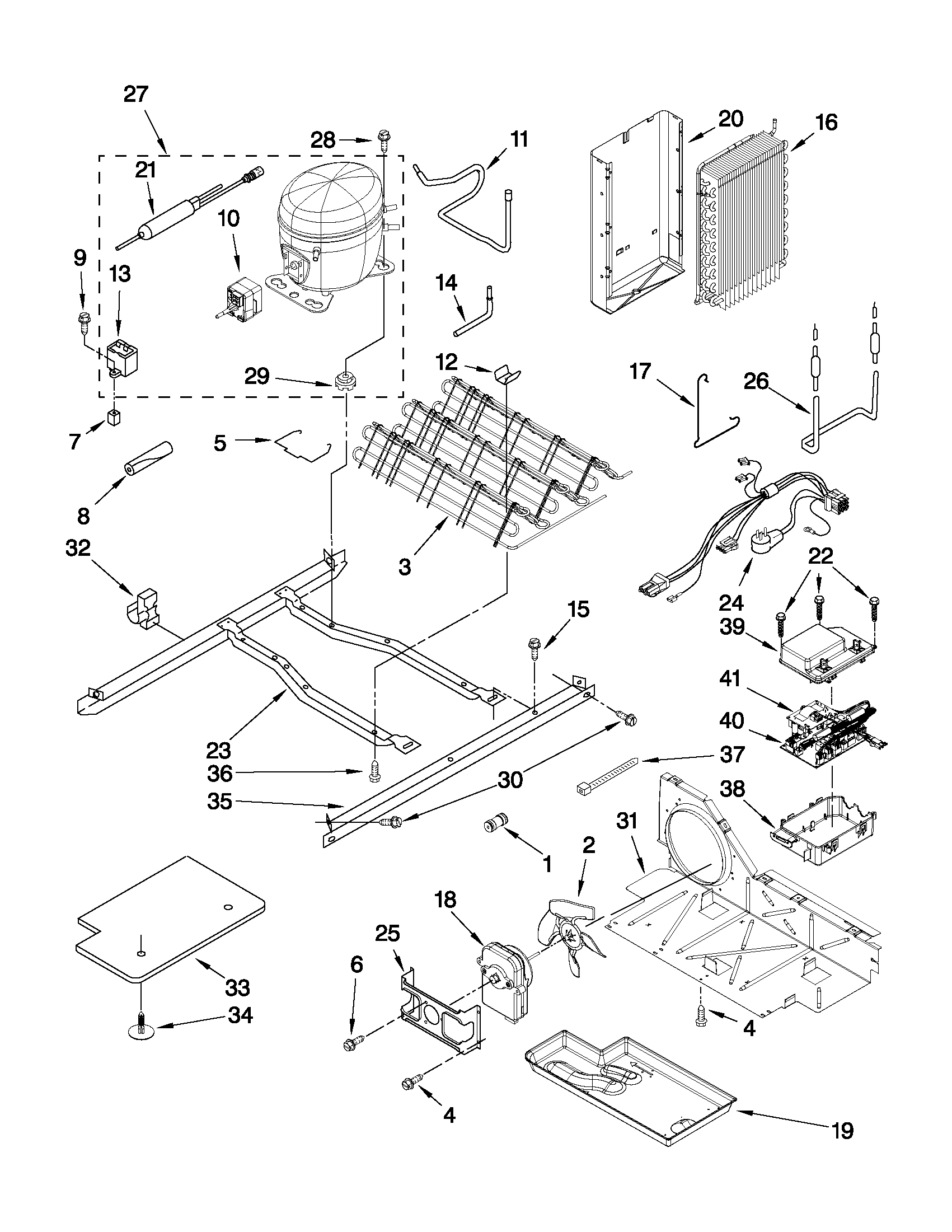 Whirlpool GS2KVAXVS03 unit parts diagram