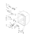 KitchenAid KFCS22EVWH3 refrigerator liner parts diagram