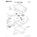 Jenn-Air JEC4530YS00 cooktop parts diagram