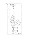 Whirlpool CAM2762TQ3 brake and drive tube parts diagram