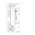 Whirlpool CAM2762TQ3 gearcase parts diagram