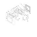 Ikea IBS350PYB00 oven door parts diagram