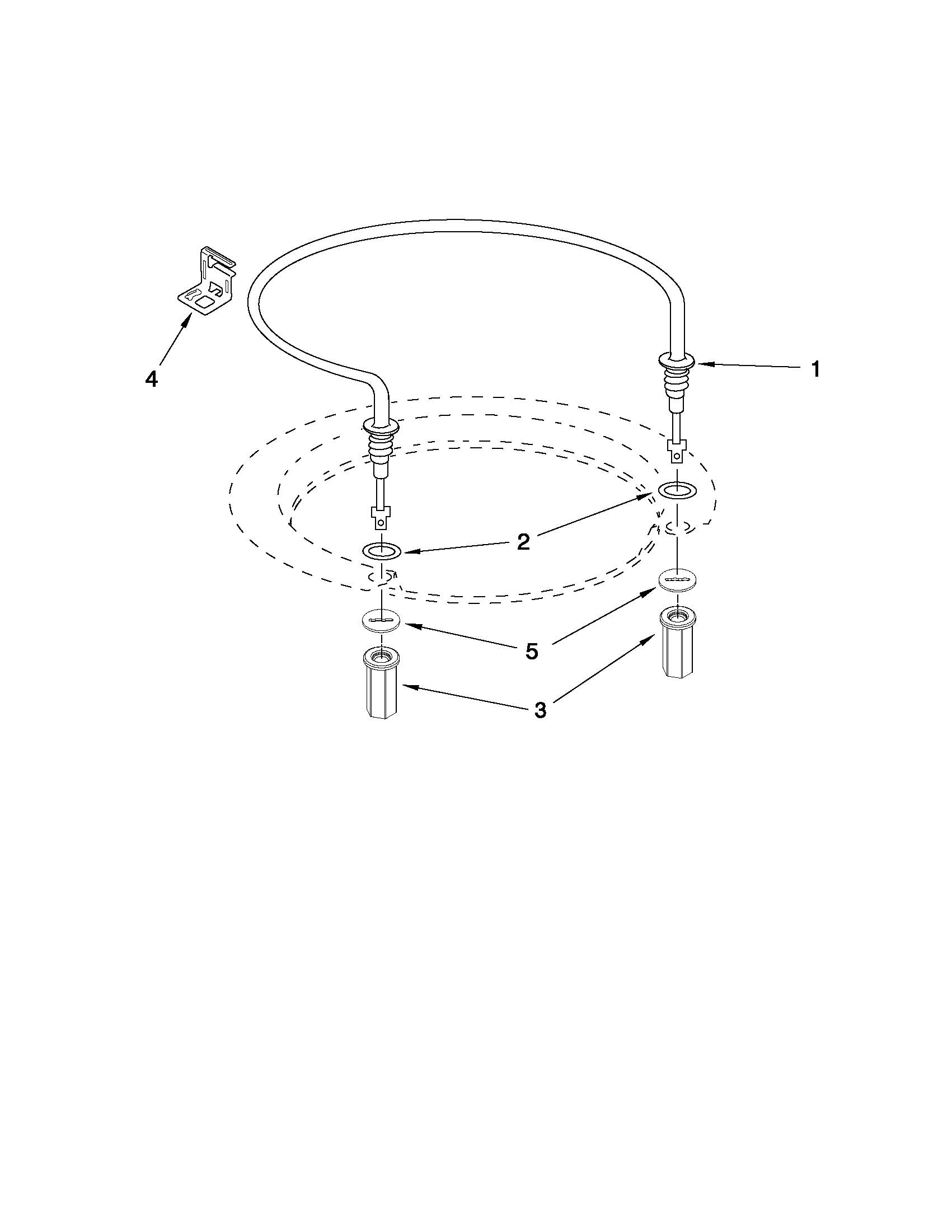 Whirlpool DU1015XTXD4 heater parts diagram