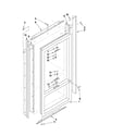 Jenn-Air JF42NXFXDW01 cabinet and breaker trim parts diagram