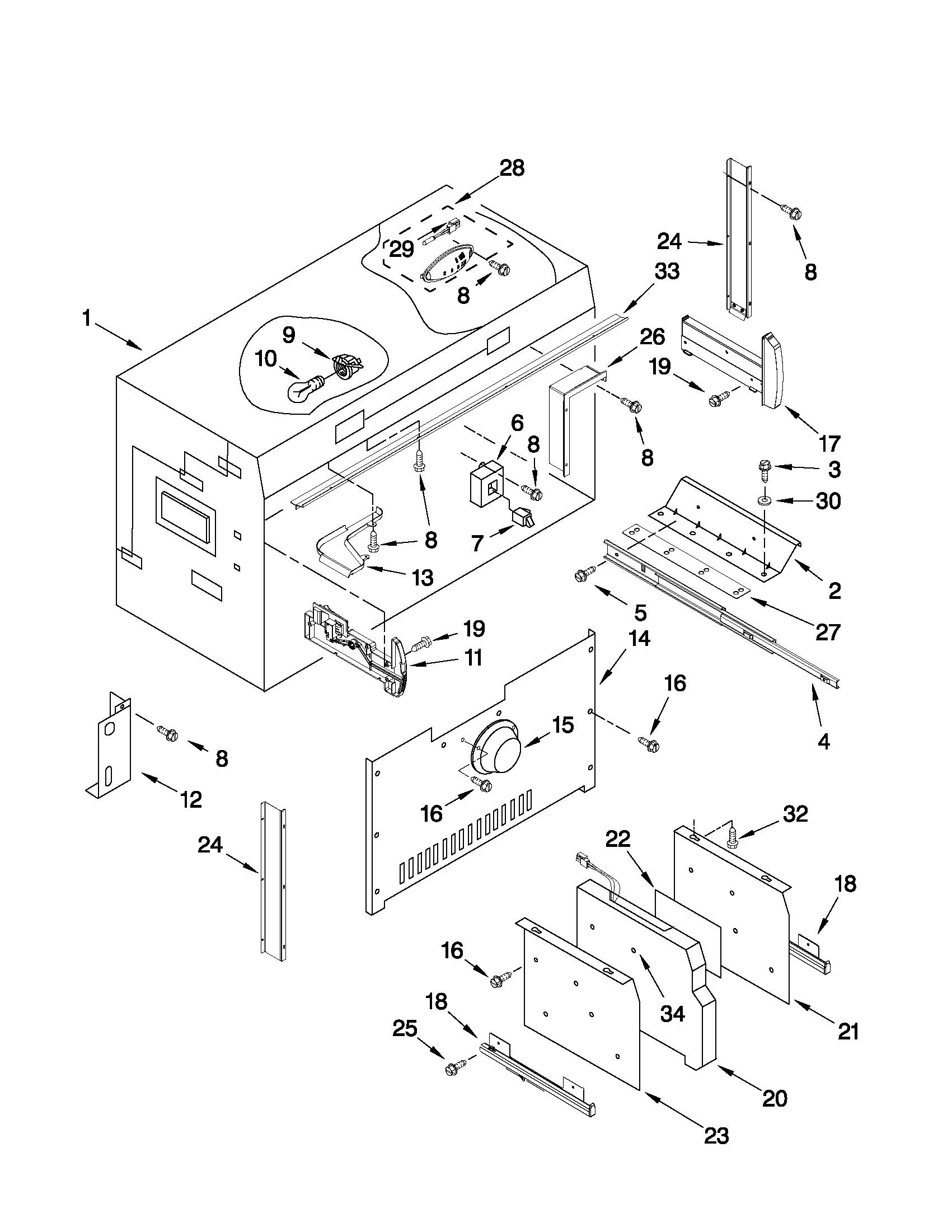 Jenn-Air JF42NXFXDW01 freezer liner parts diagram