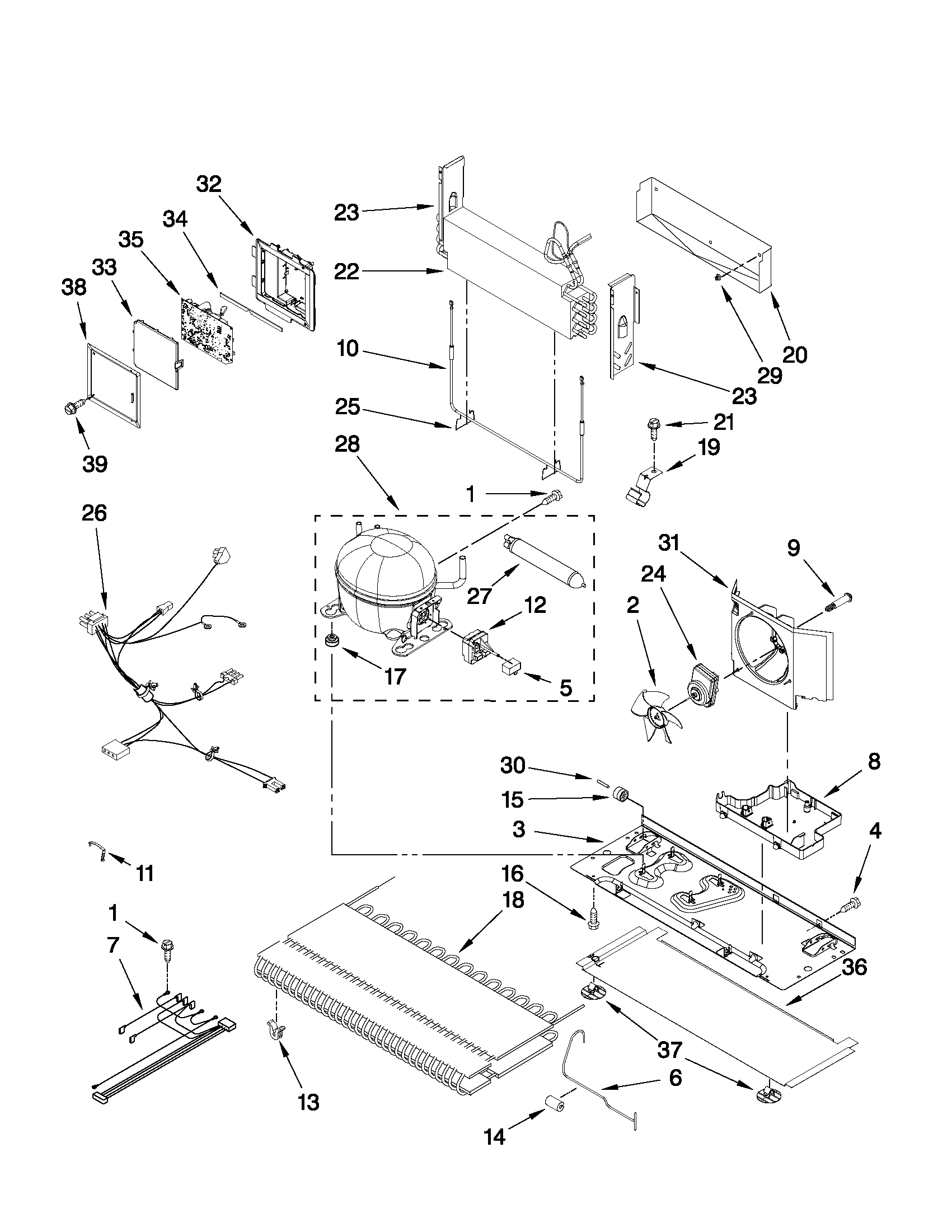 Maytag MFD2562VEM9 unit parts diagram