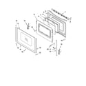 Whirlpool WFE324LWS1 door parts diagram