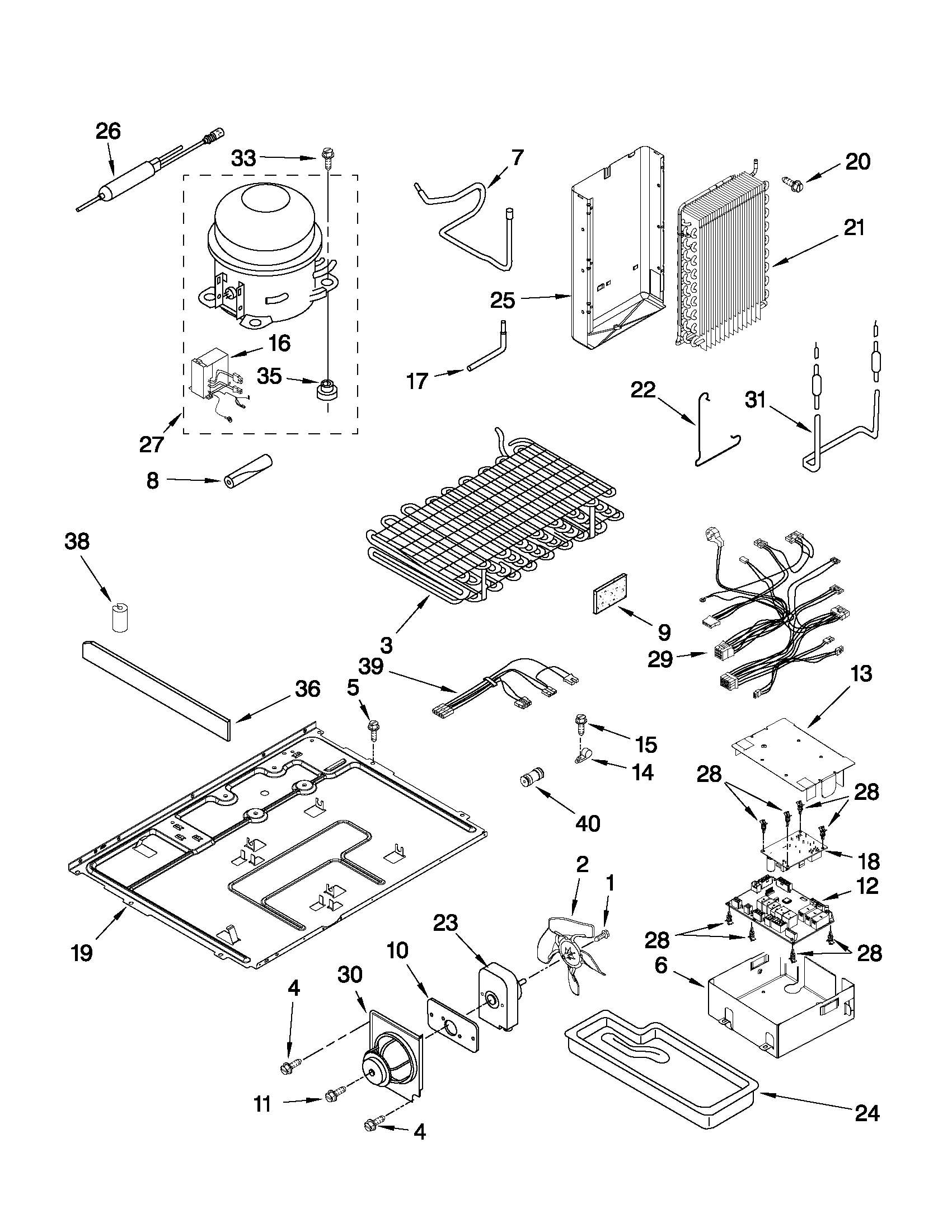 Ikea ID3CHEXWS01 unit parts diagram