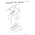 KitchenAid KUDS30FXBL4 door and panel parts diagram