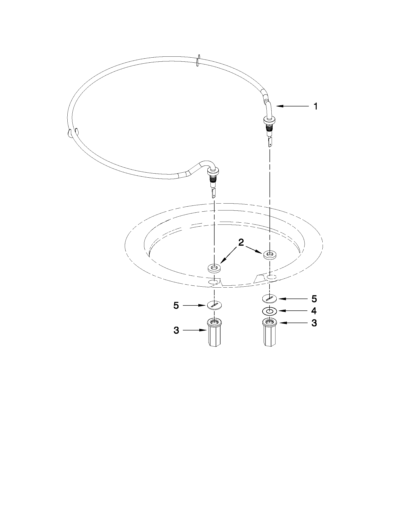KitchenAid KUDL15FXWH4 heater parts diagram