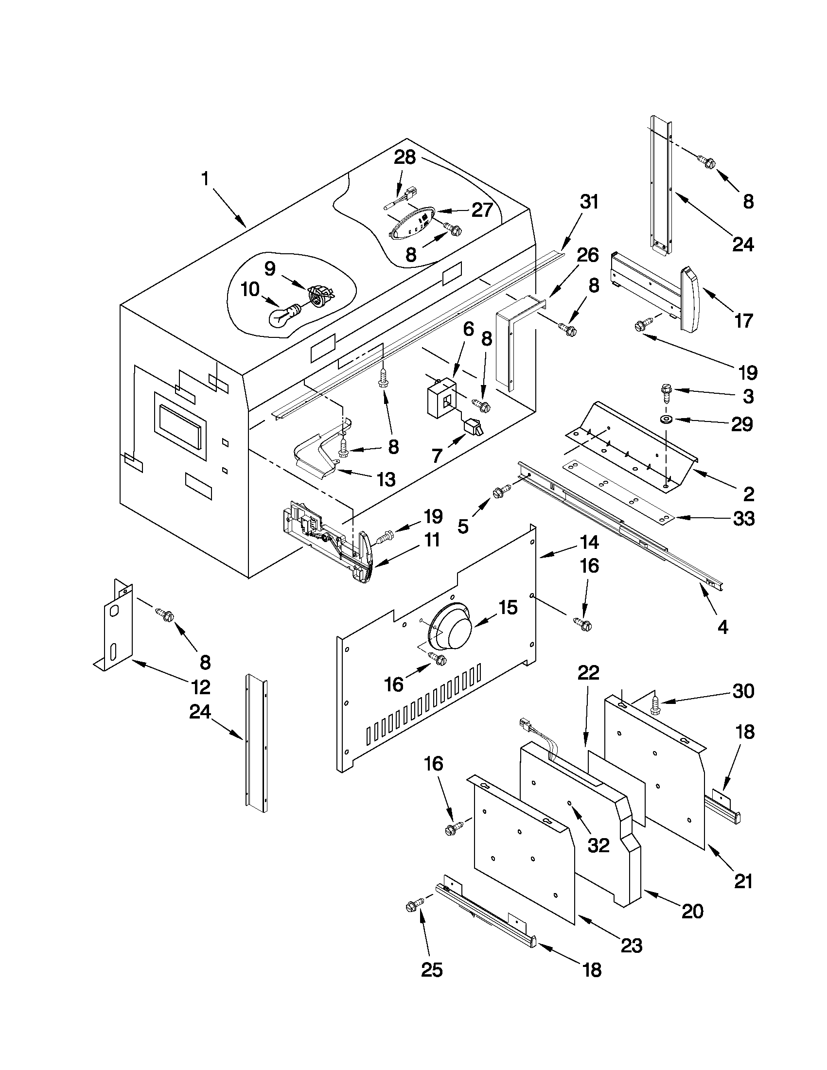 Jenn-Air JB36NXFXRW01 freezer liner parts diagram