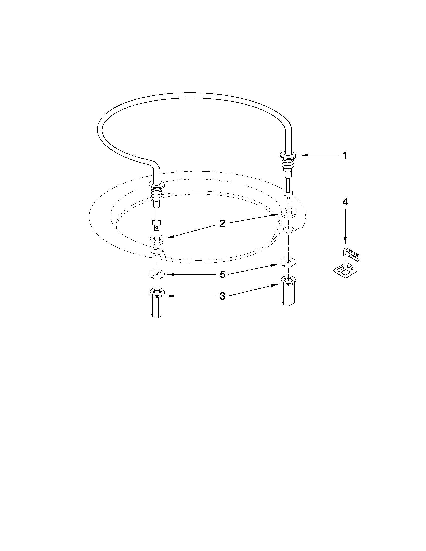 Amana ADB1400AWD5 heater parts diagram