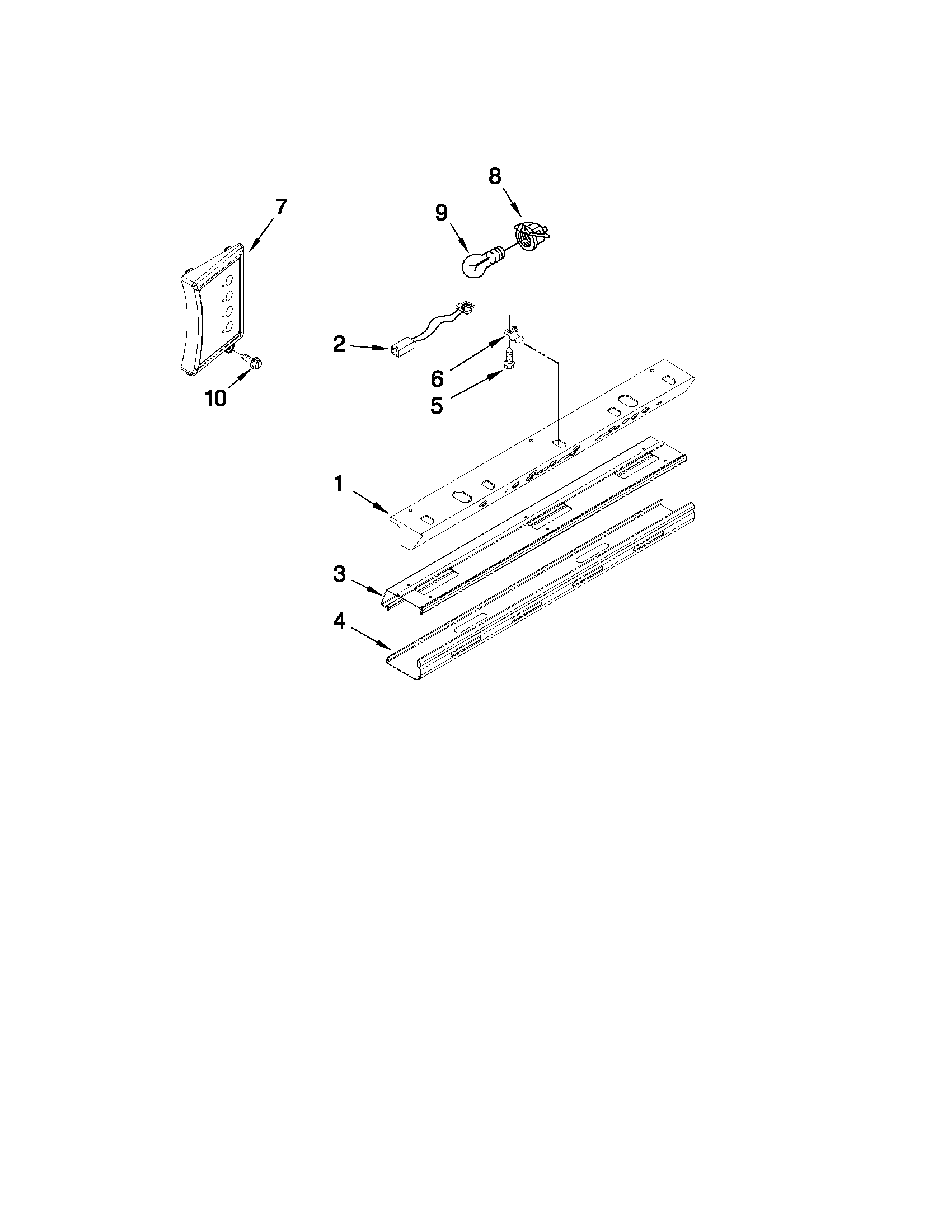 KitchenAid KSSS36FTX04 control panel parts diagram