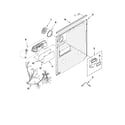 Maytag MDBH949AWQ4 inner door parts diagram