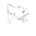 Maytag MDBH949AWQ4 upper wash and rinse parts diagram