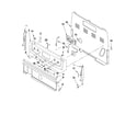 Whirlpool WFE381LVS1 control panel parts diagram