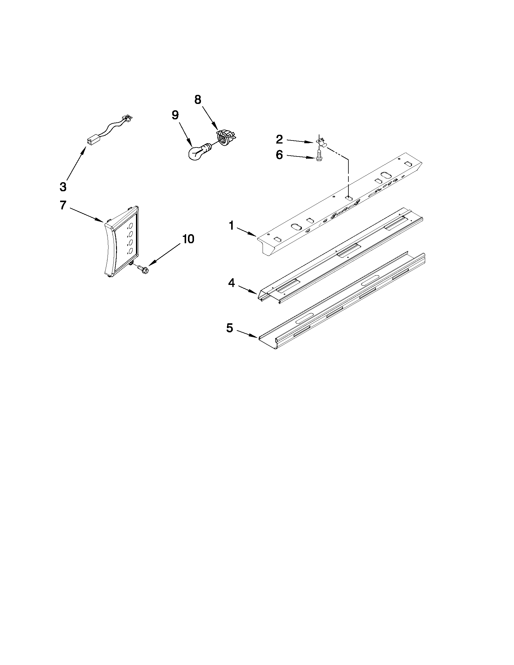 KitchenAid KSSO36QTX04 control panel parts diagram
