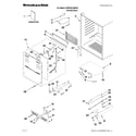 KitchenAid KURO24LSBX03 cabinet parts diagram