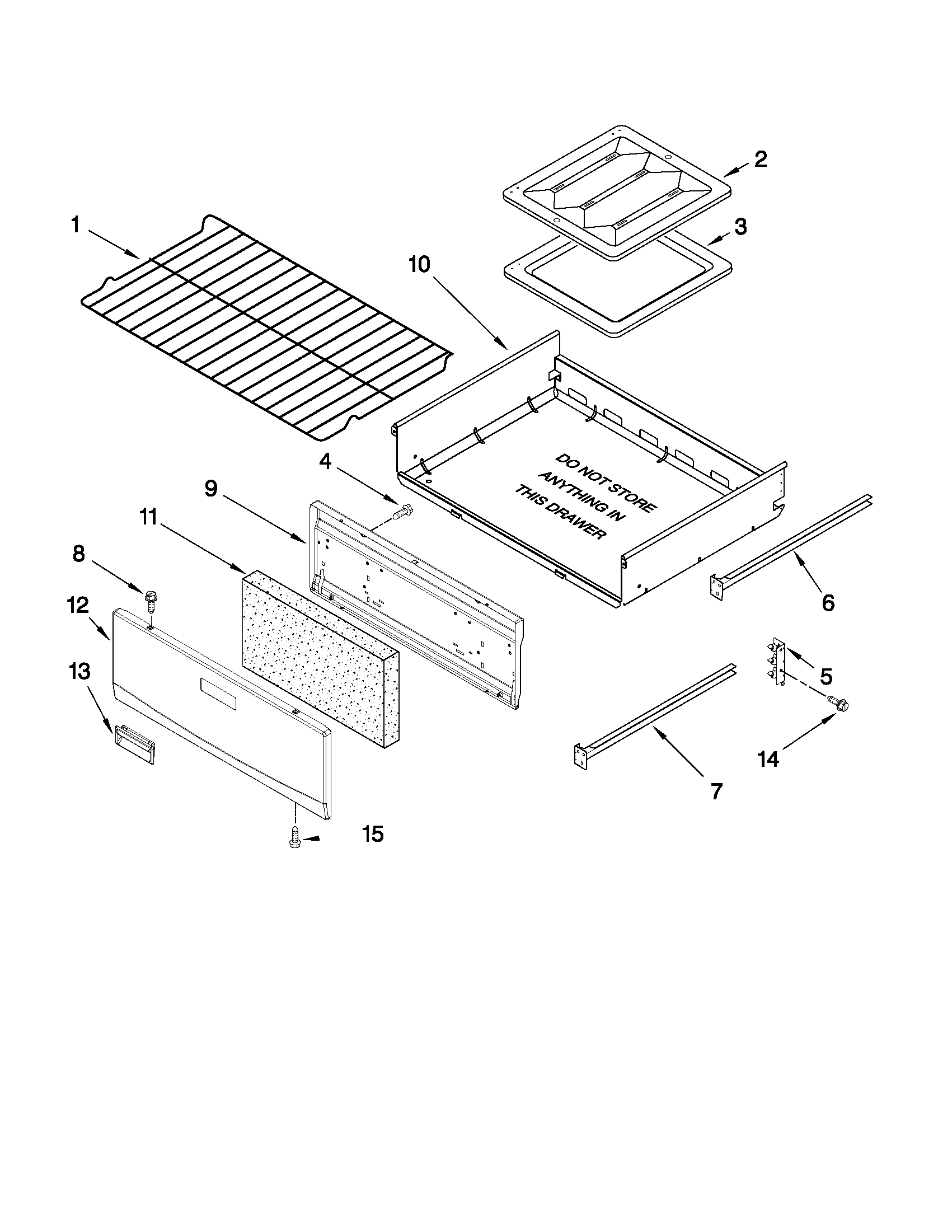 Maytag MGR5605WB0 oven & broiler parts diagram