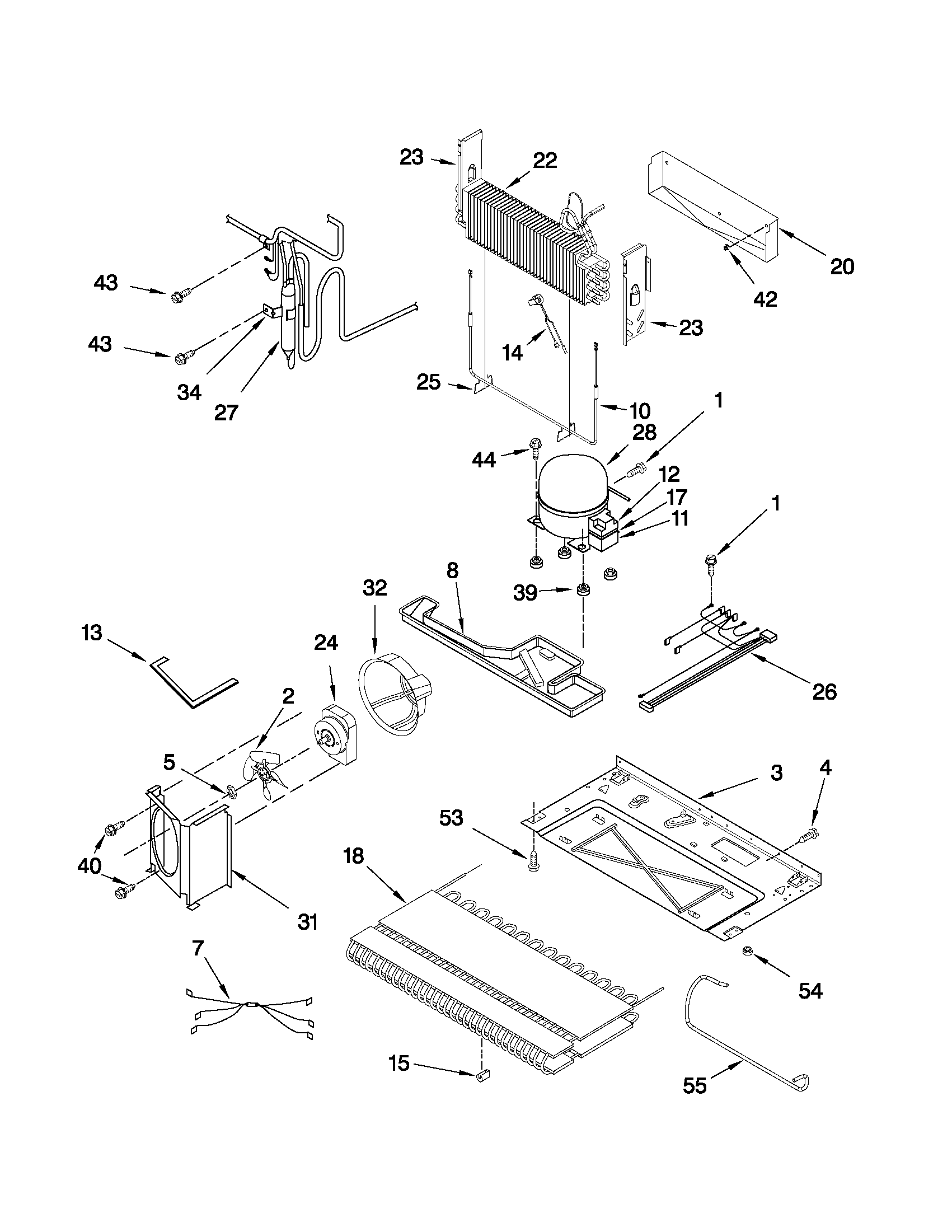 KitchenAid KBLA20EMSS00 unit parts diagram