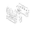 Whirlpool WFE381LVS0 control panel parts diagram