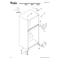 Whirlpool W4TXNWFWB01 cabinet parts diagram