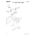 Maytag MDB7759AWW3 door and panel parts diagram